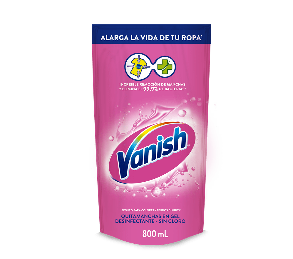 Vanish Desmanchador liquido 800ml Rosa